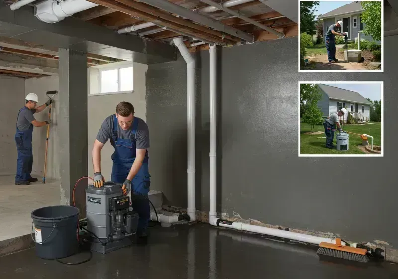 Basement Waterproofing and Flood Prevention process in Smithville, MO